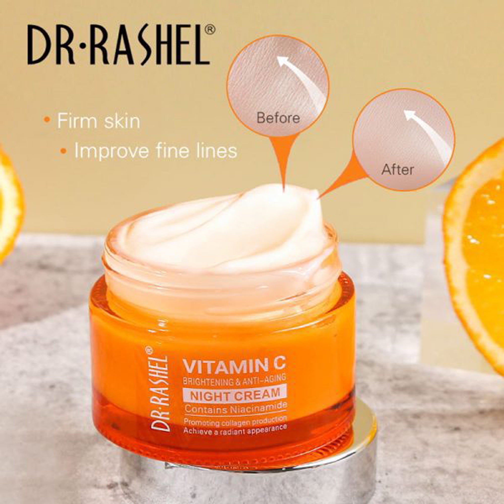 Dr-Rashel Vitamin C Anti-Aging and Brightening Night Cream