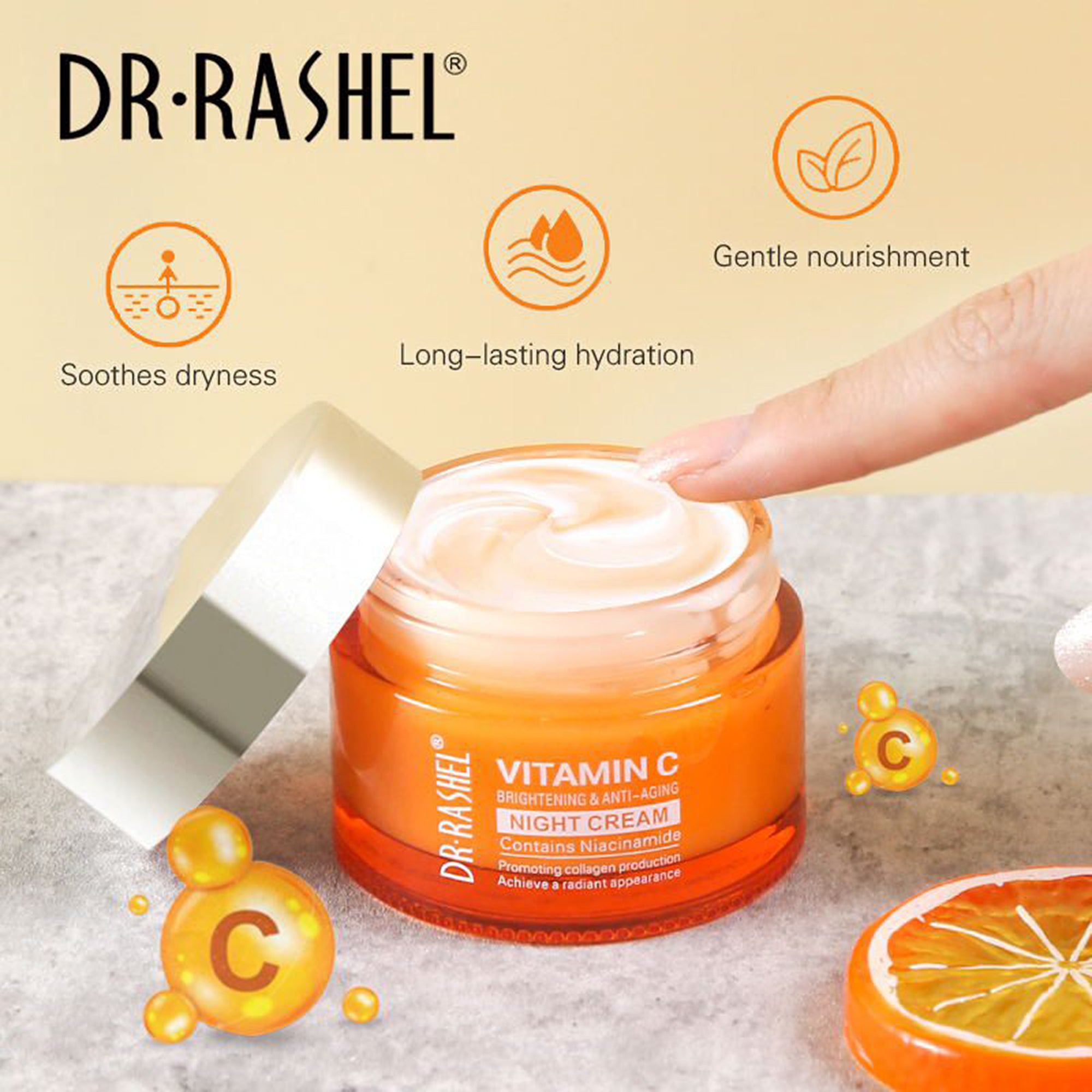 Dr-Rashel Vitamin C Anti-Aging and Brightening Night Cream