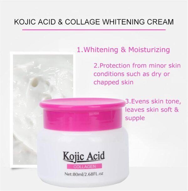 Kojic Acid Collagen Whitening Cream 80ml - Image 2