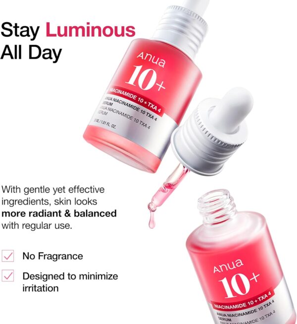 Anua Niacinamide 10% + Tranexamic Acid 4% Serum 30ml - Image 6