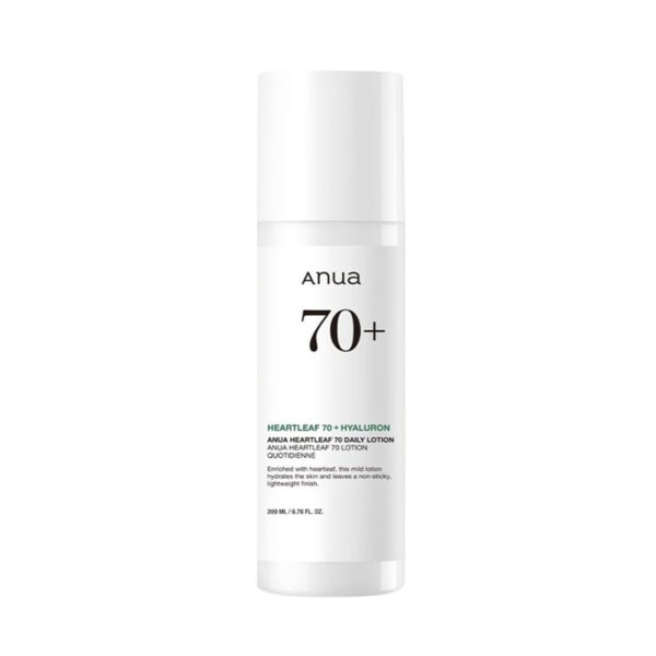 ANUA Heartleaf 70+ Daily Relief Lotion 6.76 Ounce