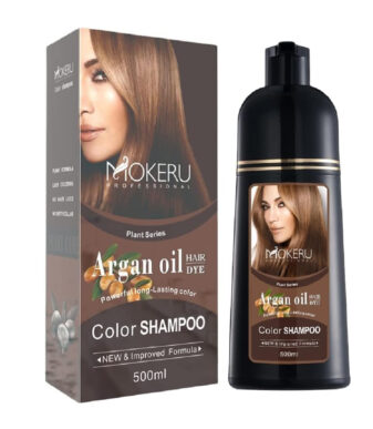 MOKERU Argan Oil Color Shampoo Brown 500ml