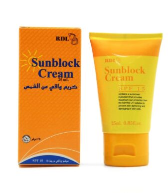 Rdl Sunblock Cream Spf15 25 ml