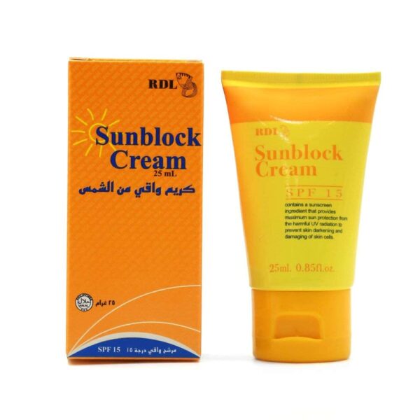 Rdl Sunblock Cream Spf15 25 ml