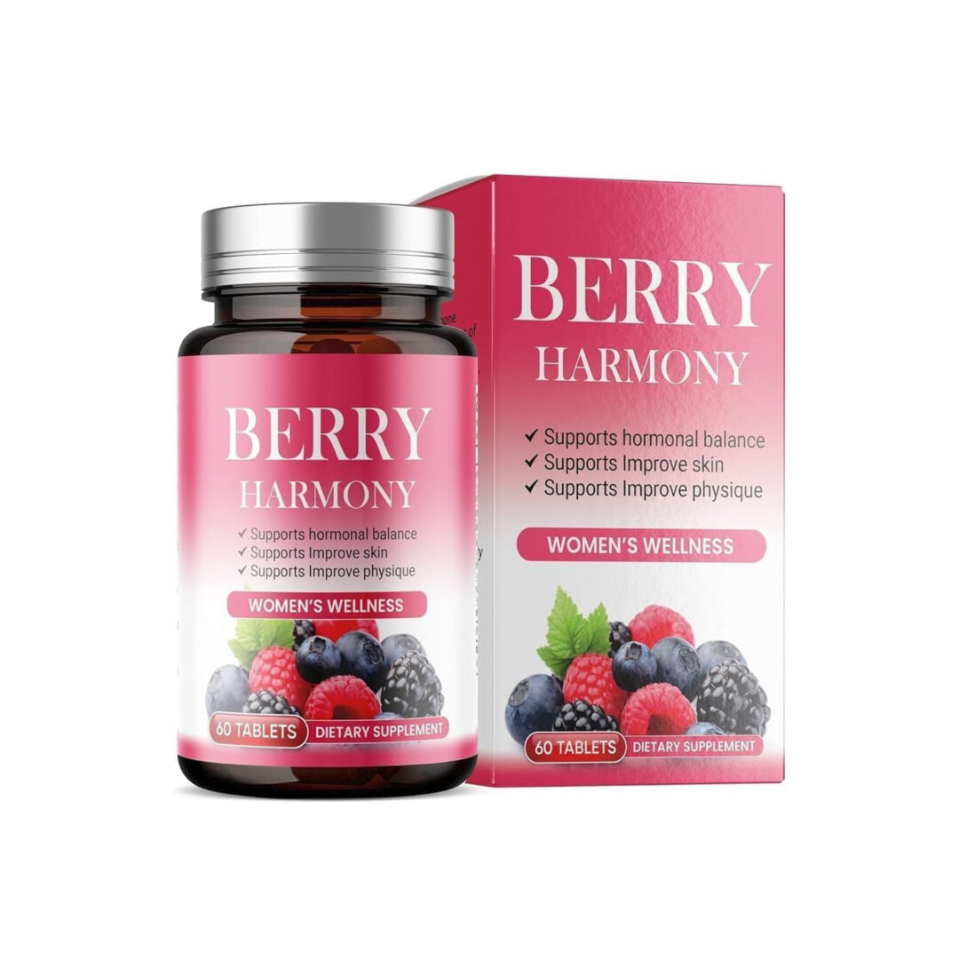 Berry Harmony Women’s Wellness Capsules – Natural Hormonal & Skin Glow Support