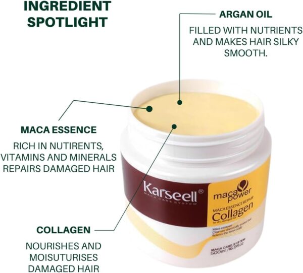 Karseell Collagen Hair Treatment 500ml - Image 3