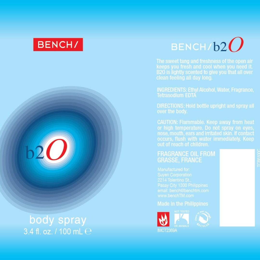 Alternative view of Bench Body Spray B20 - 100ml