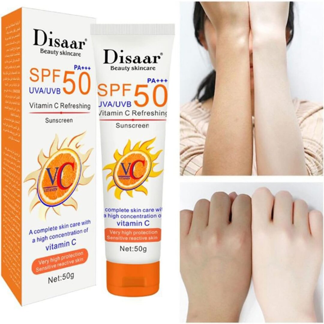 Alternative view of DISAAR Beauty whitening sunscreen vitamin c spf50