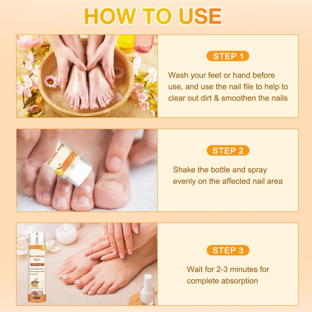 Alternative view of Bee Venom Nail Repair Serum, Nail Care Solution, Natural Bee Venom Nail