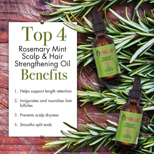 Mielle Rosemary Mint  Hair Strengthening Oil - Image 6