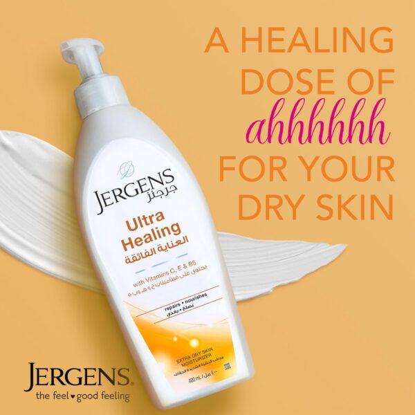 Jergens Ultra Healing Extra Dry Skin Moisturizer 600 Ml - Image 3
