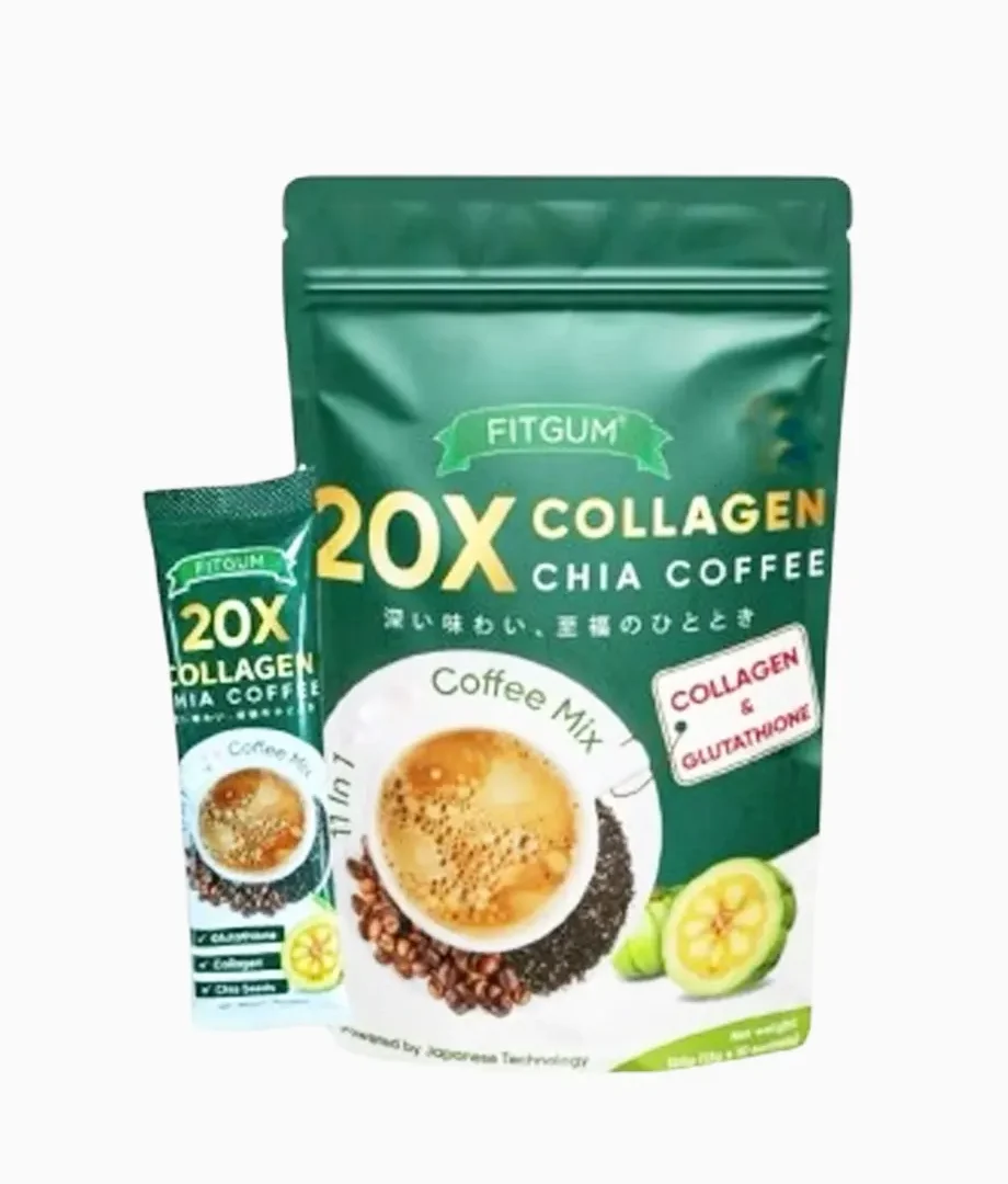 Fitgum Collagen chai coffee mix 11 in 1 coffee mix