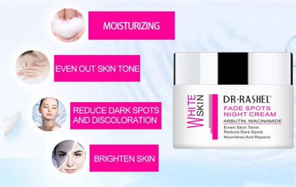 Dr. Rashel Whitening Fade Night Cream 50g - Image 2