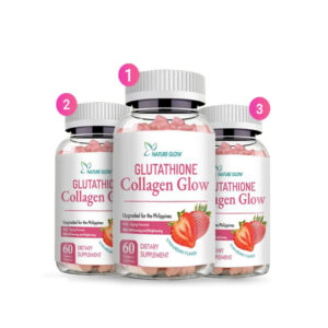 3pcs Nature Glow Glutathione Collagen Glow – Strawberry
