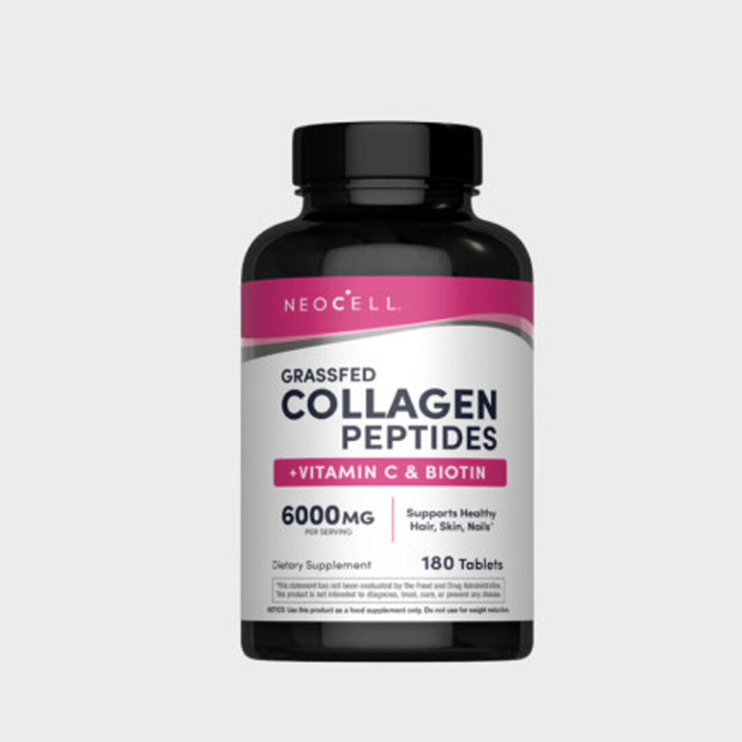 NeoCell Grass-Fed Collagen with Vitamin C & Biotin (180 Tablets) - Hair & Nail Complex