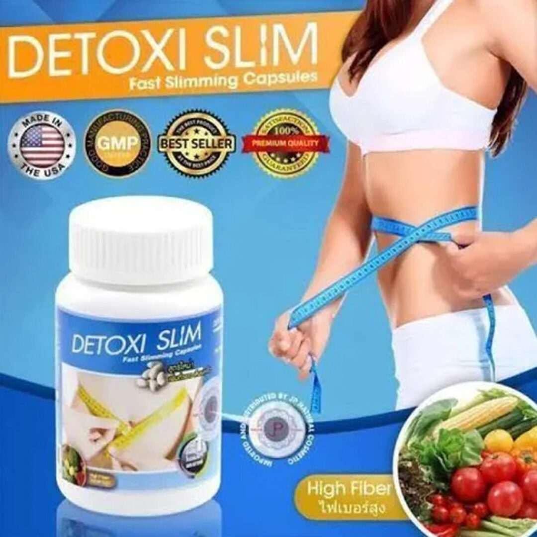 Alternative view of Detoxi Slim Herbal Capsules with Fiber – Satiety & Metabolism Support