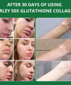 Alternative view of Fitgum Organic Barley Grass Powder with Glutathione & Collagen