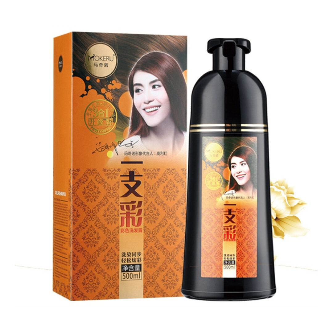 Alternative view of Mokeru Ginger Essence Dye Shine Black  Hair Shampoo 400ml