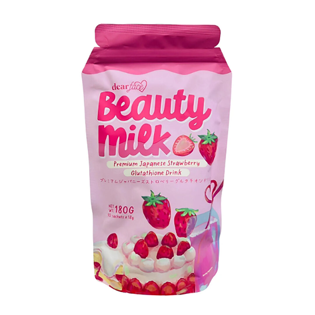 Alternative view of Dear Face Beauty Milk Premium Japanese Strawberry Drink - 180g
