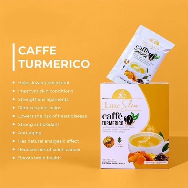Luxe Slim Caffe Turmerico - 210g - Image 5