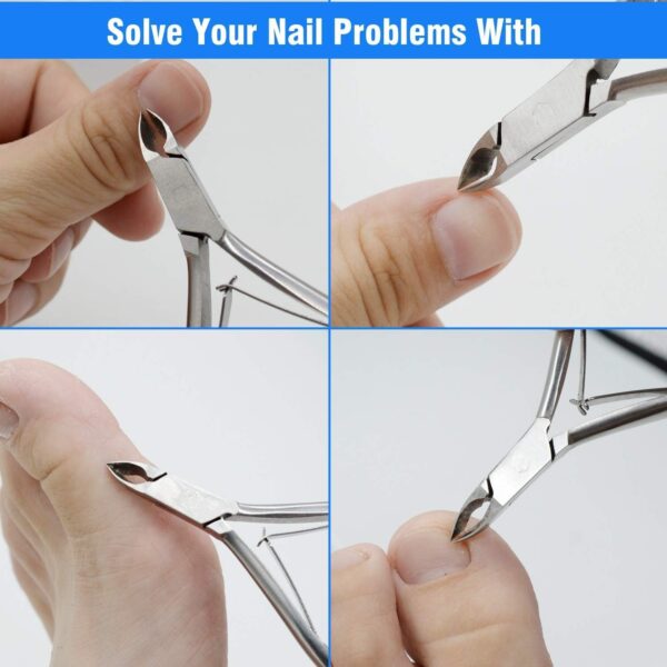 Sharp Blade Cuticle Nippers Stainless Steel - Image 2