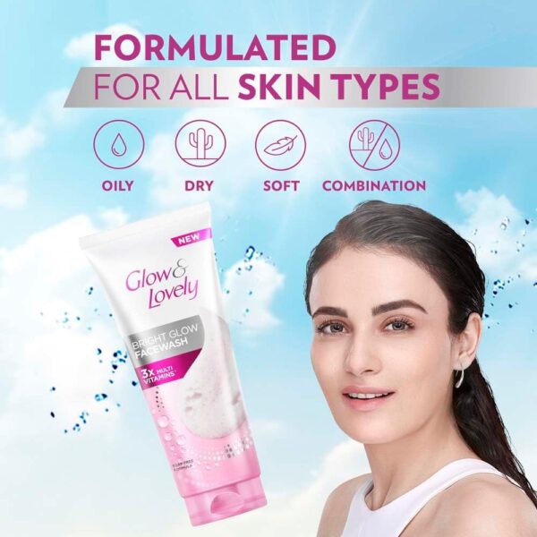 Glow & Lovely Fair Fairness Face Wash, 50g - Image 3