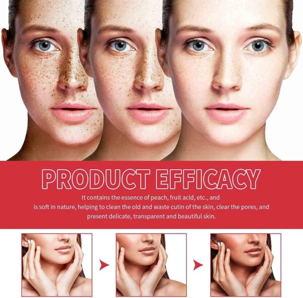 Bioaqua Peach Extract Fruit Acid Exfoliating Face Gel Cream - Image 9