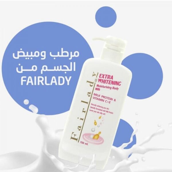 Extra Whitening Moisturinzing Body Milk 700ml - Image 2
