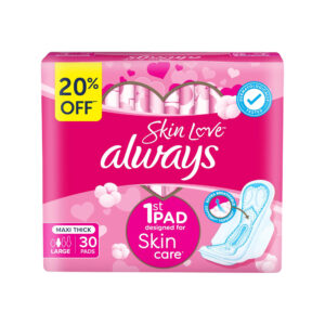 Always Cotton Skin Love Sanitary Pads, 30pcs