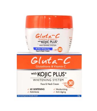 Gluta C Whitening Cream  Glutathione, Vitamin C & Kojic Plus Formula 25g