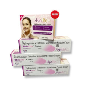 3pcs  Package Skinlite Crean With Free Soap