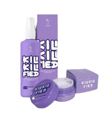 SASKIN Kili Kilified Combo Deodorant Spray & Overnight Repair Cream