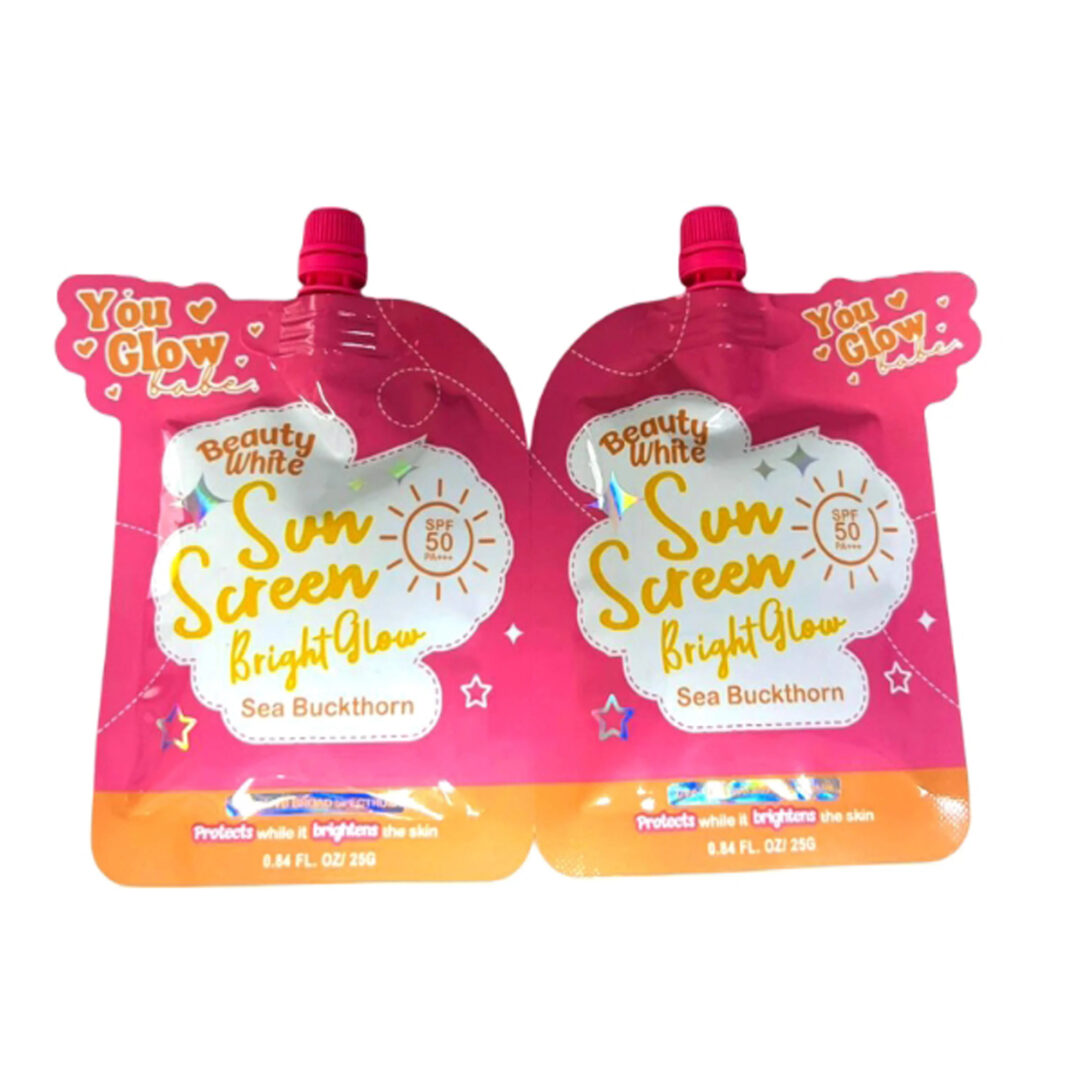 You Glow Babe Beauty White Sunscreen Bright Glow Twin Pack – SPF UV Protection