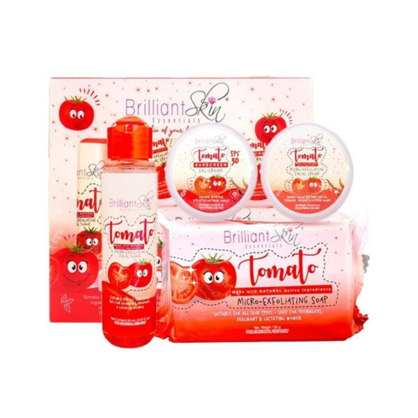Brilliant Skin Essentials Tomato Micro - Exfoliating Facial Set