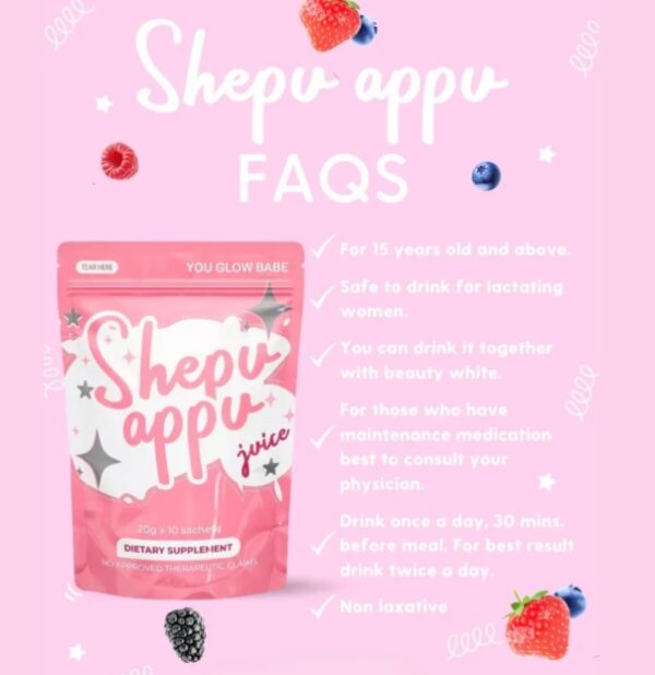 You Glow Babe Shepu Appu Juice Shape Up Drink - 200g - Image 7