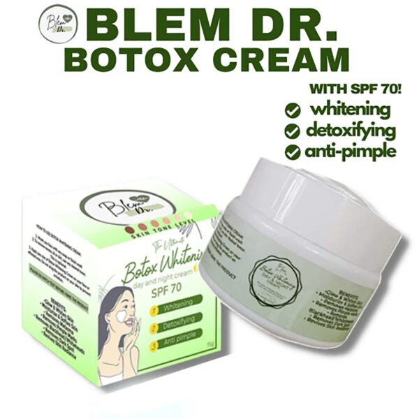 Dr Blem Botox Whitening Cream Day and Night Spf 70 - 15g