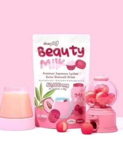 Alternative view of Dear Face Beauty Milk Premium Japanese Lychee Drink - 180g (18g x 10)