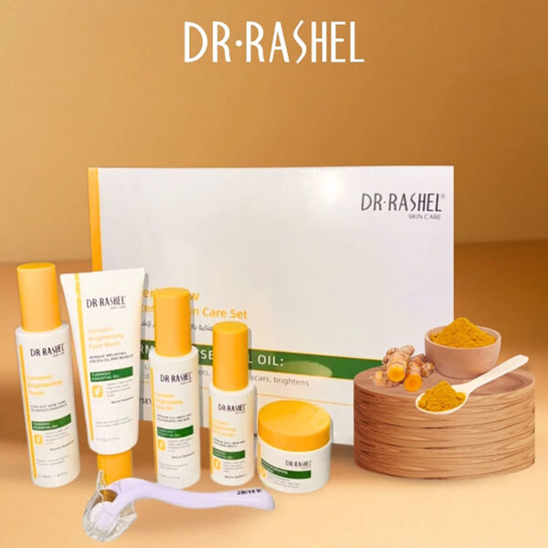 Dr. Rashel Tumeric Glow Brightening Skin Care 6 Piece Set