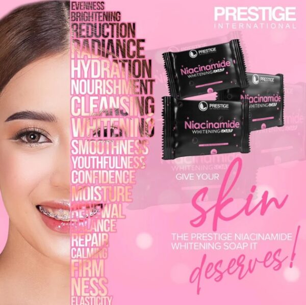 Prestige International Niacinamide Whitening Soap - Image 2