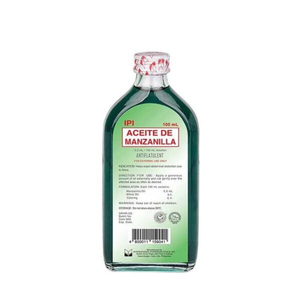 pi Aceite De Manzanilla Antiflatulent Medicinal Oil- 100ml