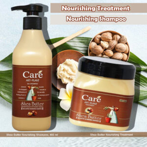 Washami Shea Butter Nourishing Treatment, 650 g +  Care Art Plant 2-in-1 Shampoo 620 ml