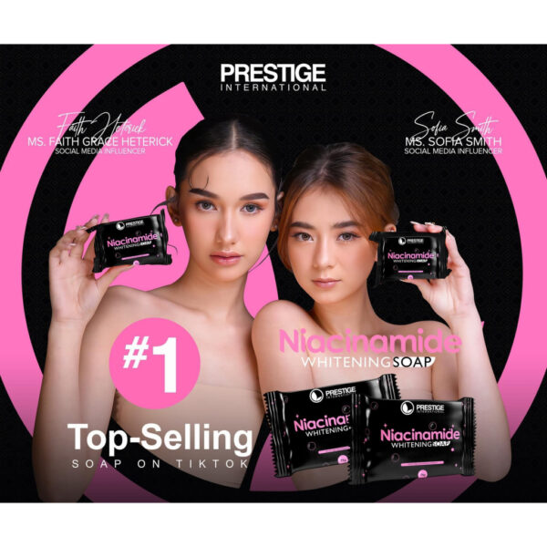 Prestige International Niacinamide Whitening Soap - Image 3