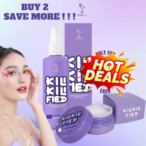 SASKIN Kili Kilified Combo Deodorant Spray & Overnight Repair Cream