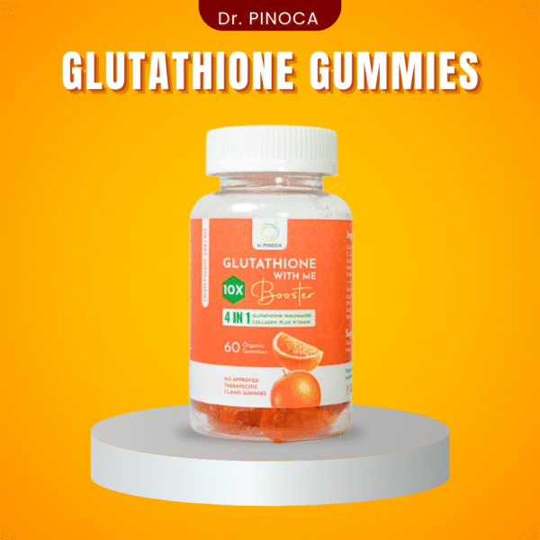 Dr. Pinoca Glutathione With Me 10X Booster - 60 Organic Gummies - Image 5