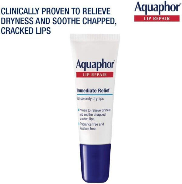 Aquaphor Lip Repair, Immediate Relief 0.35 Fl Oz (10 Ml) - Image 4