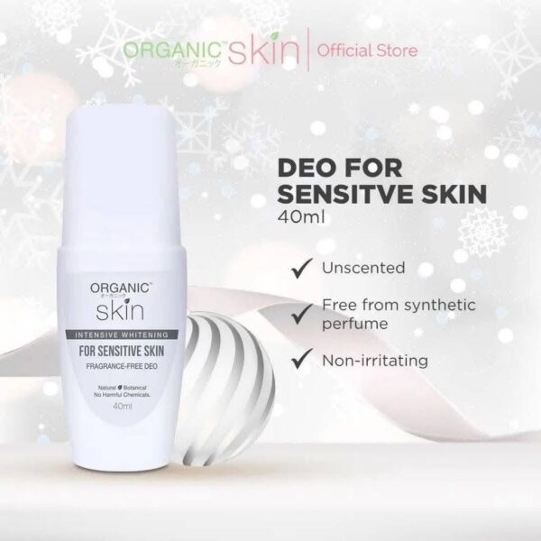 Organic Skin Intensive Whitening Deodorant 40ml - Image 3