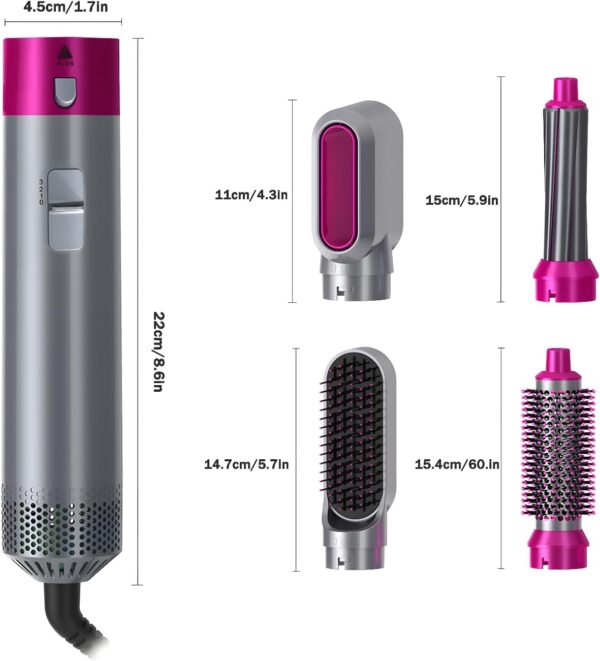 5 in 1 Multi-Function Hair Styler for Drying, Curling, Straightening, Volumizing, and Smoothing - Image 2
