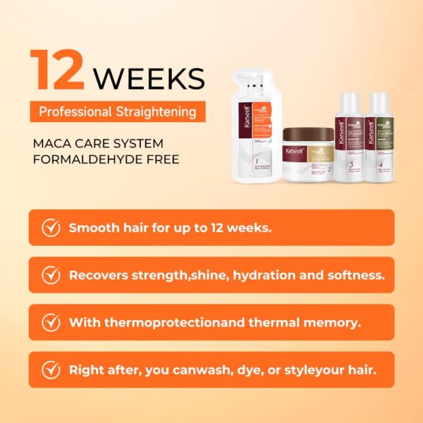 Karseell Maca essence repair Straightening Kit - Image 5