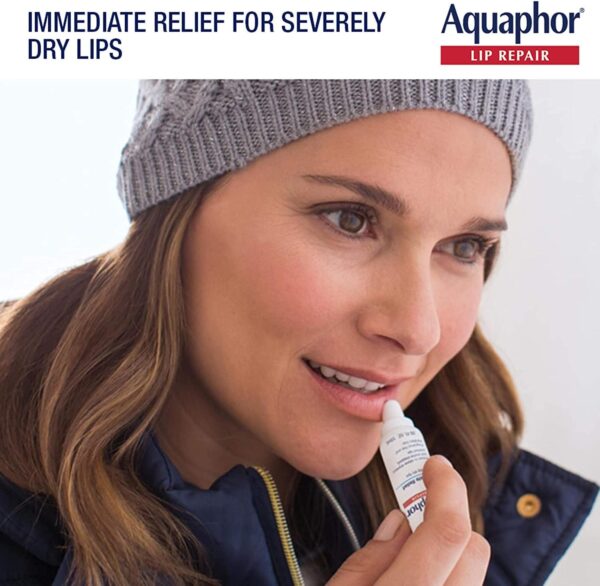 Aquaphor Lip Repair, Immediate Relief 0.35 Fl Oz (10 Ml) - Image 6