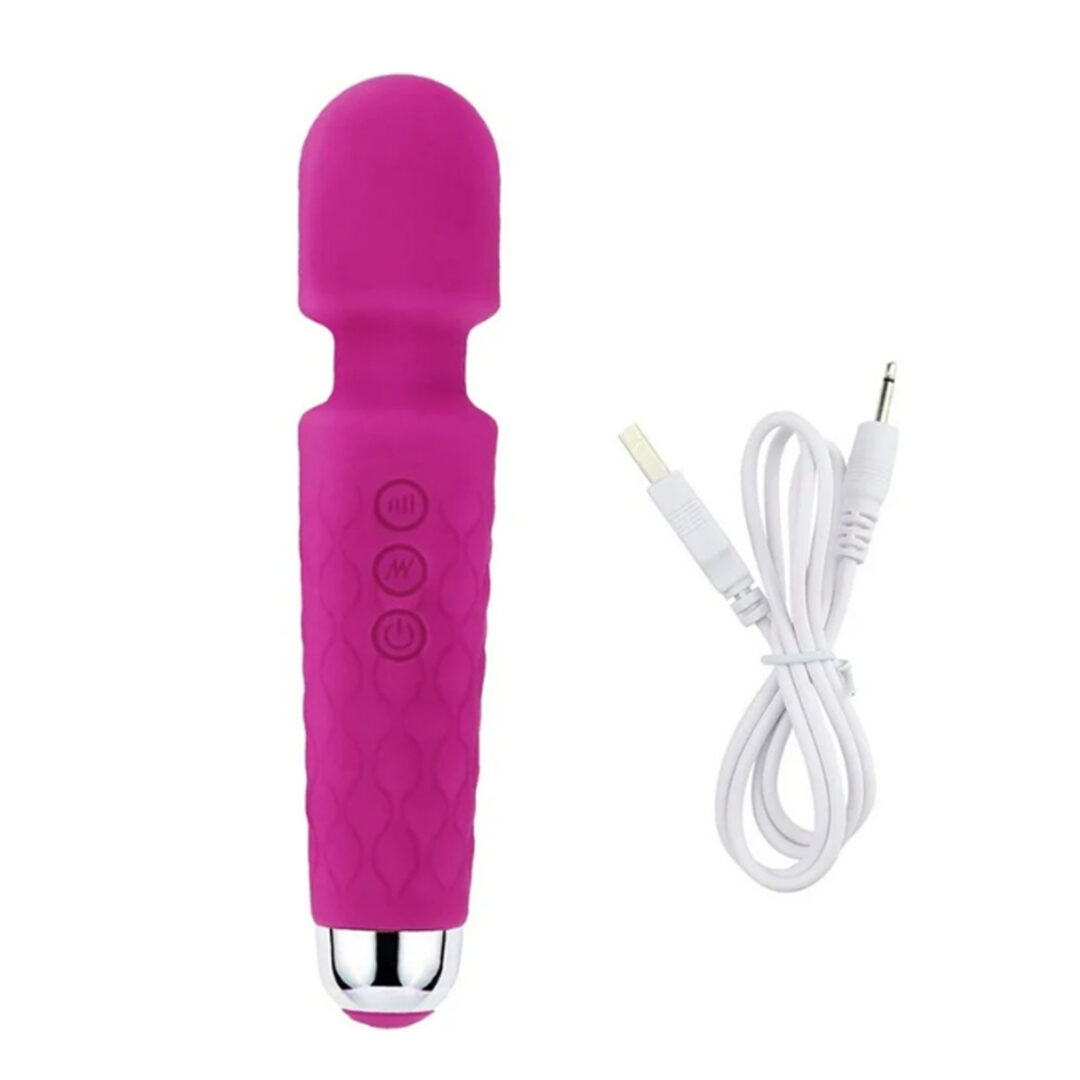Body Massager Ergonomic Handle Waterproof Coating 8 Speeds 20 Modes